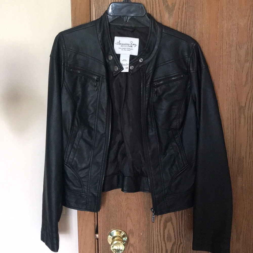 Pleather jacket!